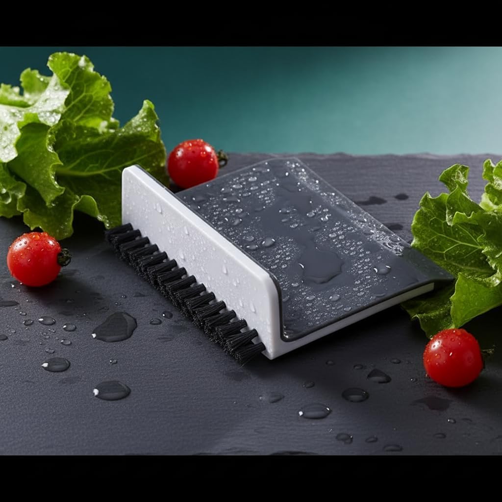 Sink Squeegee Cleaner Countertop Brush Wiper Vegetable Cleaning Brush Wiper Home Kitchen Tool Accessories Kitchen Utensils