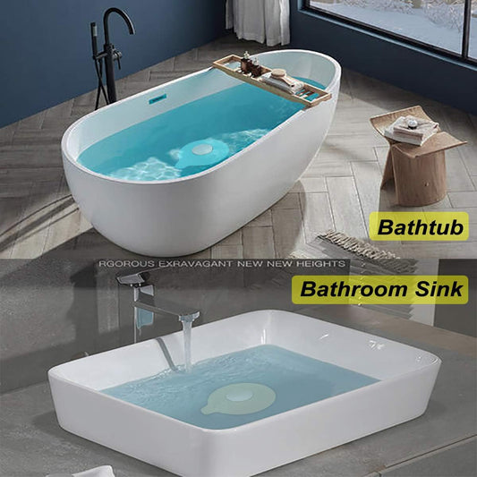Seatery Bathtub Drain Strainers, Tub Drain Hair Catcher, Stainless Steel Bath Drain Cover Basket, Outer Diameter 3.0 inch/7.7cm, Inner Diameter 1.60 inch/4.0cm, Pack of 2