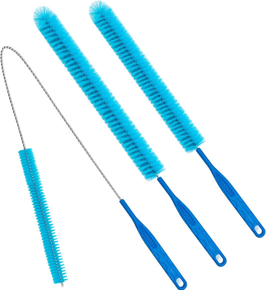 Dryer Vent Cleaner Kit,Dryer lint Brush 3Pack Home Improvement Essential Cleaning Tools, Up to 30 Inch Long Brush Cleaning Set,pet Hair Remover for Laundry,Drain Snake