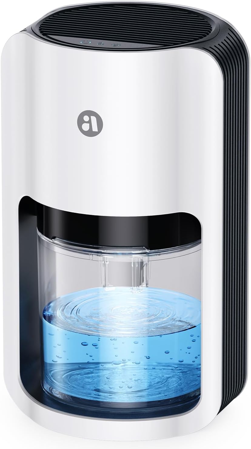 avylo Dehumidifier for Basement, Quiet Operation, Built-in Pump, Auto Defrost Dehumidifiers for Home, Black