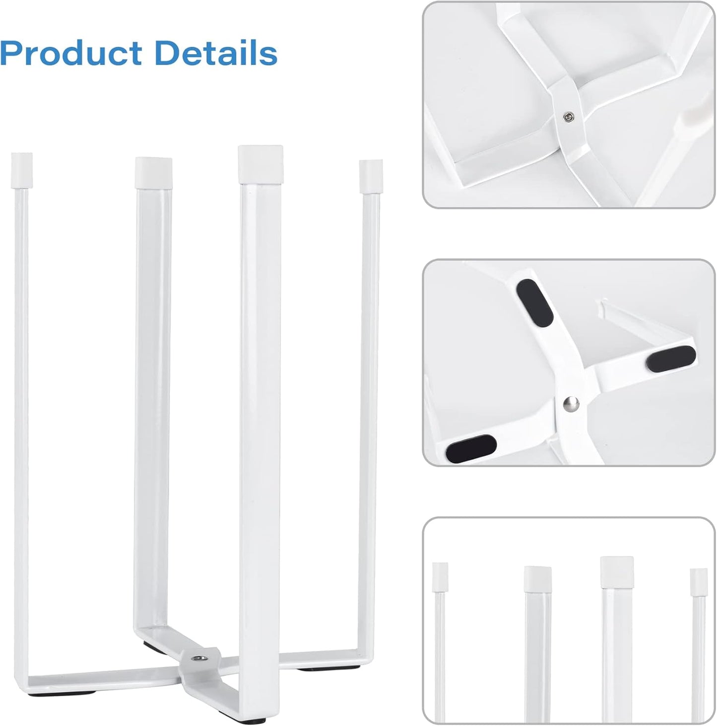 Kitchen Stand Holder, Plastic Bag Drying Rack, Multifunctional Countertop Cups Bottles Drying Rack for Plastic Bags, Bottles and Cups, Shelf Trash Bag (Black)