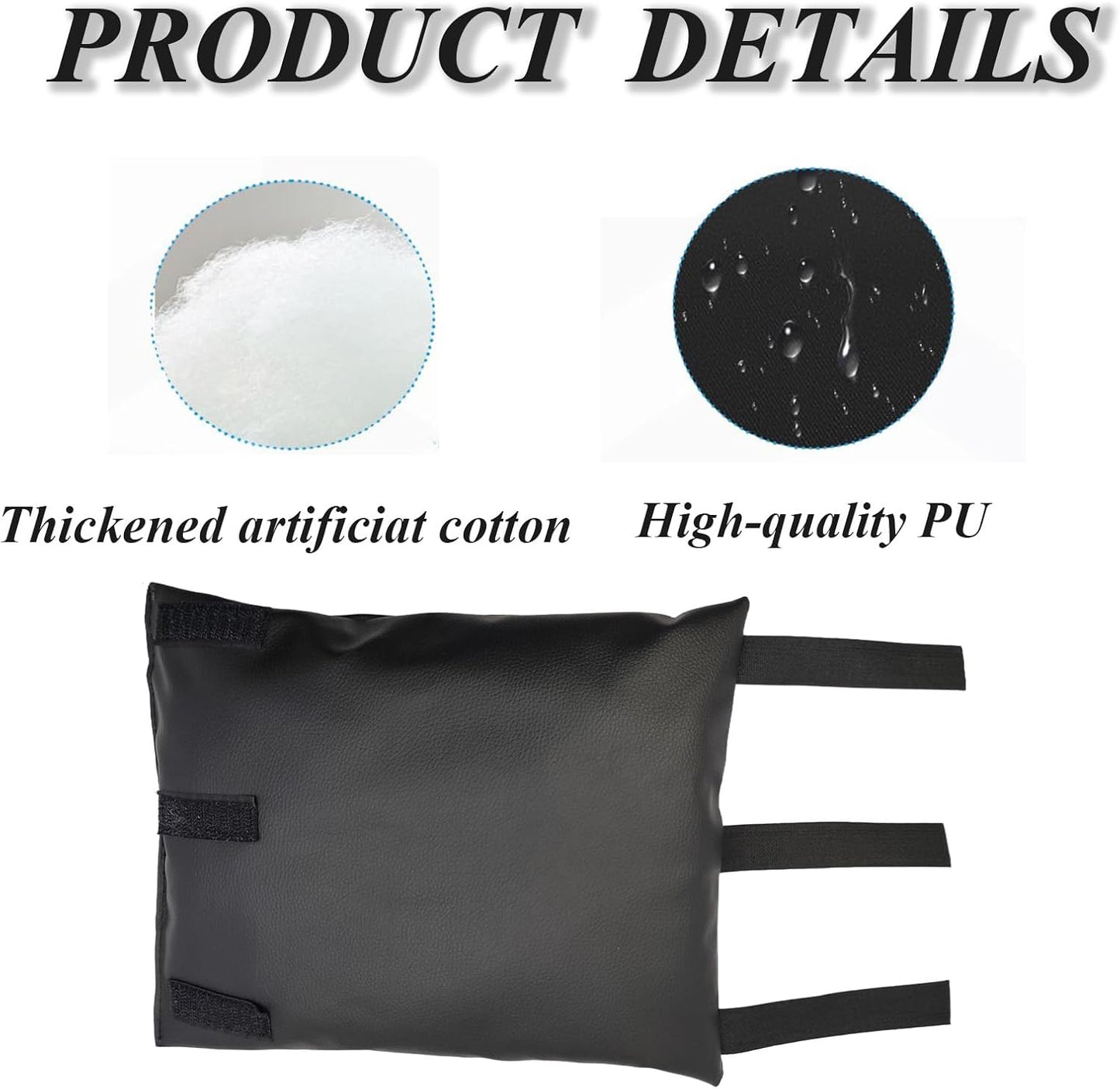 2 Pack Outdoor Faucet Covers for Winter Freeze Protection,Stay-On Leather Material Design 10.2"H×8.3"W Faucet Socks for Winter Waterproof Reusable Hose Bibs Insulated Spigot Cover (2)