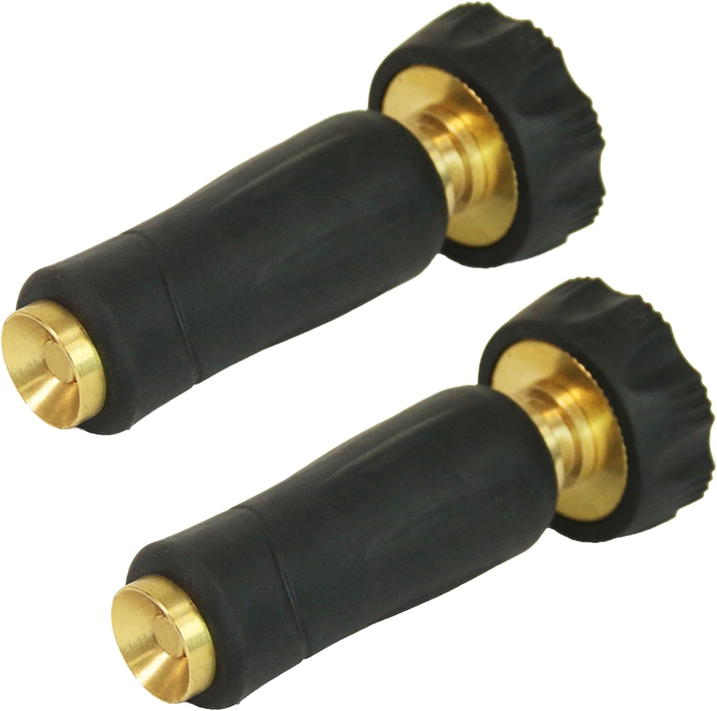 Chapin 6-9472: High Pressure 3.5-inch Brass Twist Hose Nozzle, Heavy-Duty Adjustable Garden Hose Nozzle, Gardening, Watering and Irrigation, Outdoor Cleaning, Black