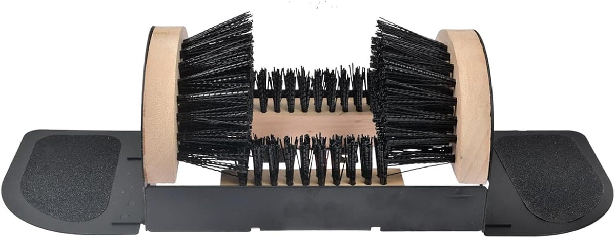 Heavy Duty Boot Scraper Outdoor Shoe Brush Floor Mounted Mud Cleaner Metal Frame Entrance Shoe Cleaner for Home Garden Farm Industrial Entryway Door Mat Tool