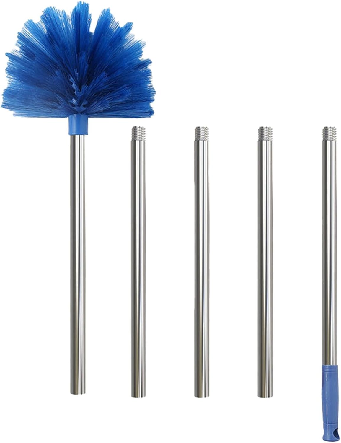 Extendable Ceiling Duster – Heavy-Duty Cobweb Brush with Telescoping Pole, Easy Reach for High Ceilings, Car Interiors, and Window Cleaning | Ideal for Home, Office, and Industrial Maintenance Tasks