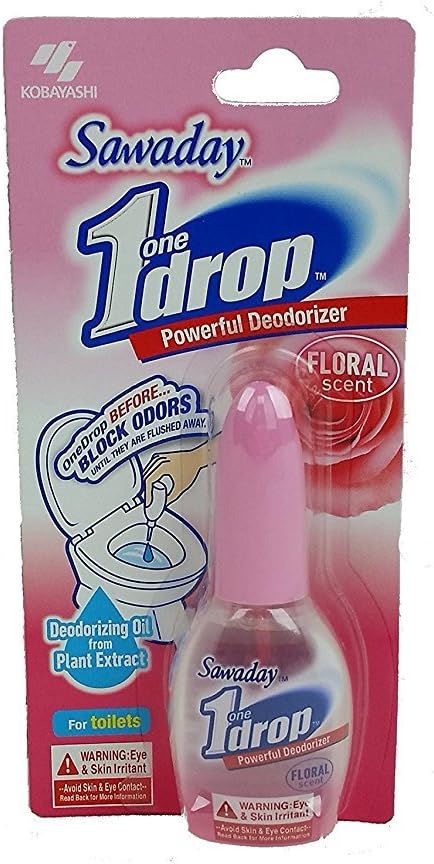 One-Drop Powerful Deodorizer, Before-You-Go Toilet Drops, 0.67 fl oz*- Mint Scent