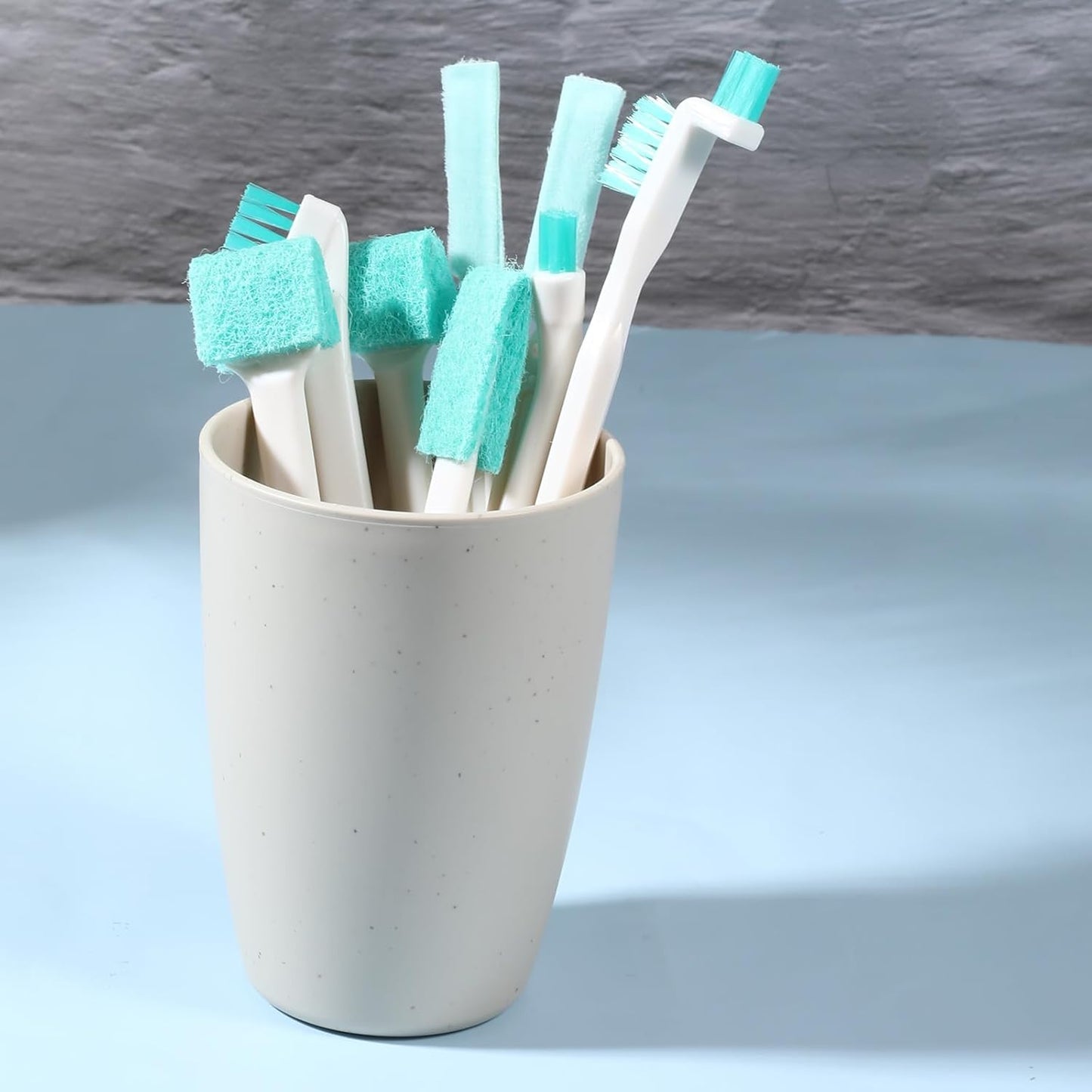 16 Pcs Small Household Cleaning Brushes, Deep Detail Crevice Cleaning Tool Set, Micro Crevice Scrub Cleaner Tool, Detail Tiny Scrub Cleaner Brush for Small Holes Corner Space Keyboard Bottle Tile