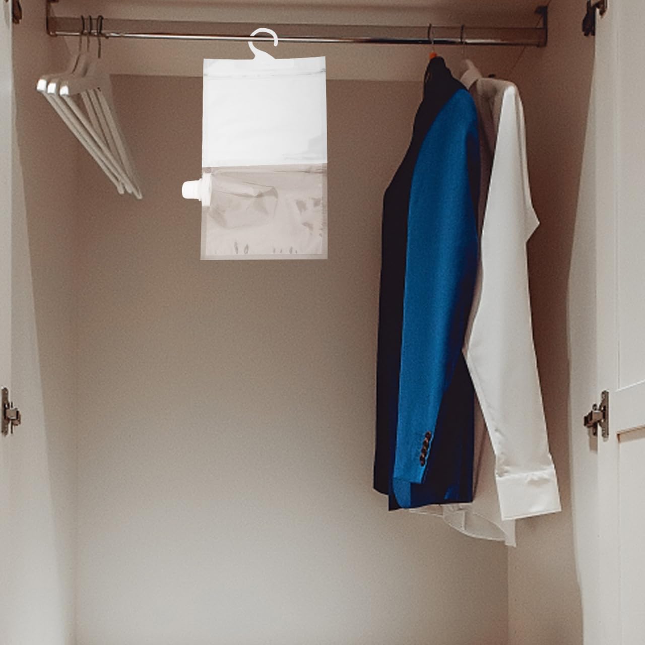 PRETYZOOM Reusable Hanging Bags 10-Pack 11.02X7.08X0.98In for Closet Dehumidifiers Home Dormitory Kitchen Humidity Control