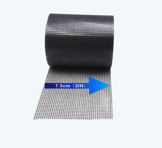 Window Screen Repair Tape,3IN X 16.5FT (196IN) Screen Tape mesh Repair for Window Screen and Screen Door tears Holes (Grey)