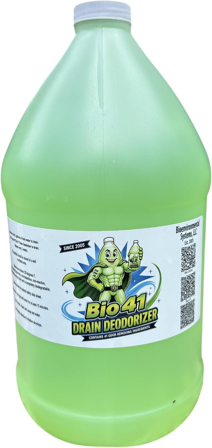 Drain Deodorizer- Odor Eliminator - Commercial Drain Deodorizer - Neutralizer Sewer Gas Smell Remover – 32 Ounce