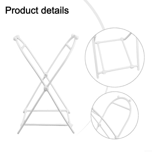 Foldable Trash Bag Holder for 13-Gallon Bags, Portable Garbage Bag Rack with Wide Open Design for Easy Disposal, Waste Sorting Plastic Frame Stand for Kitchen, Yard Work, Outdoor BBQ, Lawn Cleanup(C)