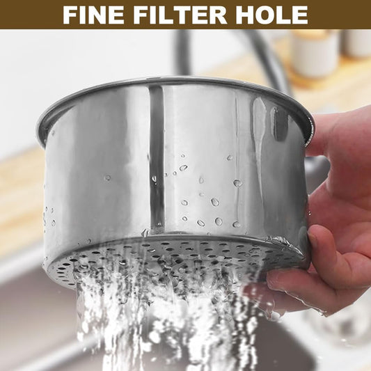Stainless Steel Swan Sink Strainer Basket, 2025 New Multifunctional Kitchen Draining Basket for Sinkt, Corner Sink Strainer Baskets for Kitchen Fruit Vegetable (1pcs)