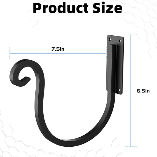 Garden Hose Holder Wall Mount,Heavy-Duty Wall Mount Water Hose Holder for Outside Water Hose Storage,Hose Reel Hooks for Garden(1 Pack)