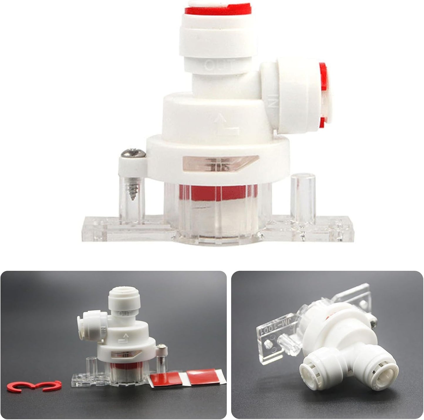 Leak Stop Valve, Leak Detector, Under Sink, or Any 1/4" Inline Plumbed System, Mechanical Auto Shut Off Device in The Event
