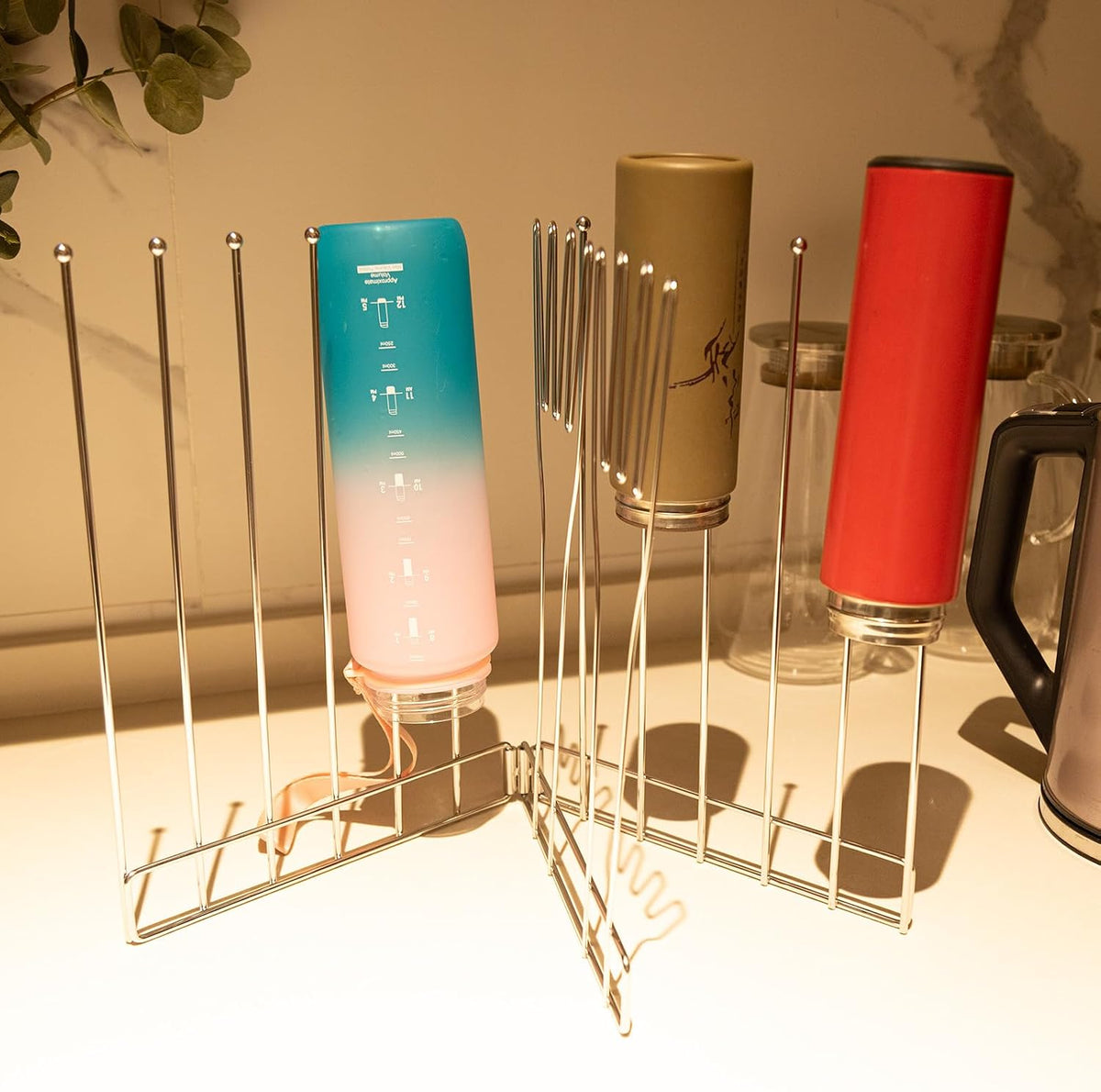 Kitchen Glove Holder, Bottle Drying Rack, Stainless Steel Dish Glove Holder,Baby Bottle Dryer Rack,Plastic Bag Drying Rack,Dishwasher Glove Drying Rack