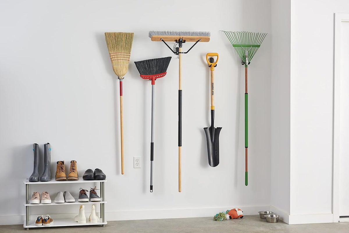 Harper 20201044 24 in. Indoor/Outdoor Dry All-Purpose Push Broom with Dual Bristles, for Dust, Gravel, Debris