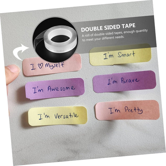 Nano Double-Sided Tape Tape Double Sided Strong Adhesion Removable Mounting