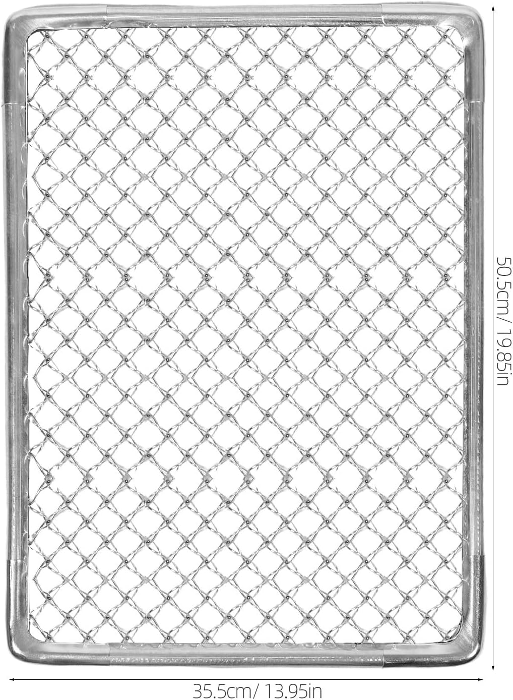 Front Door Utility Mat, Heavy Duty Dirt Scraper for Outdoor - Metal Shoe Scrubber Mat for Events, Gardens, and Holiday Gathering