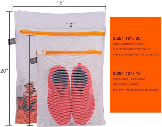 Kimmama Lingerie Bags for Washing Delicates, Mesh Laundry Bag for Delicates | Delicate laundry bag, for clothes, face mask, tie, scarf, socks, stockings, shirts, small toys, 3S