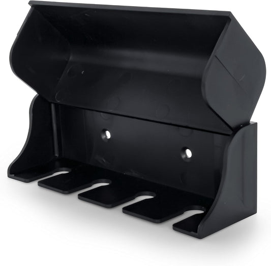 Camco Pop-A-Toothbrush, Hygienic Toothbrush Holder, Holds 4 toothbrushes, Black (57207)