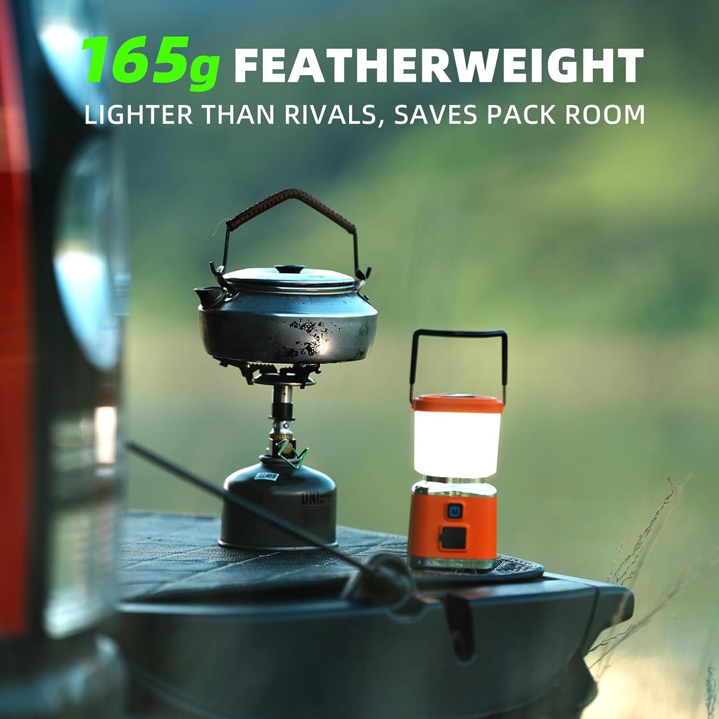 Allspark LED Camping Lantern Rechargeable,1500LM 4 Light Modes Magnetic Camping Lights,Bright Portable Home Lantern, IPX4 Waterproof Tent Lights for Hiking,Power Outages,Emergency,Hurricane(White)