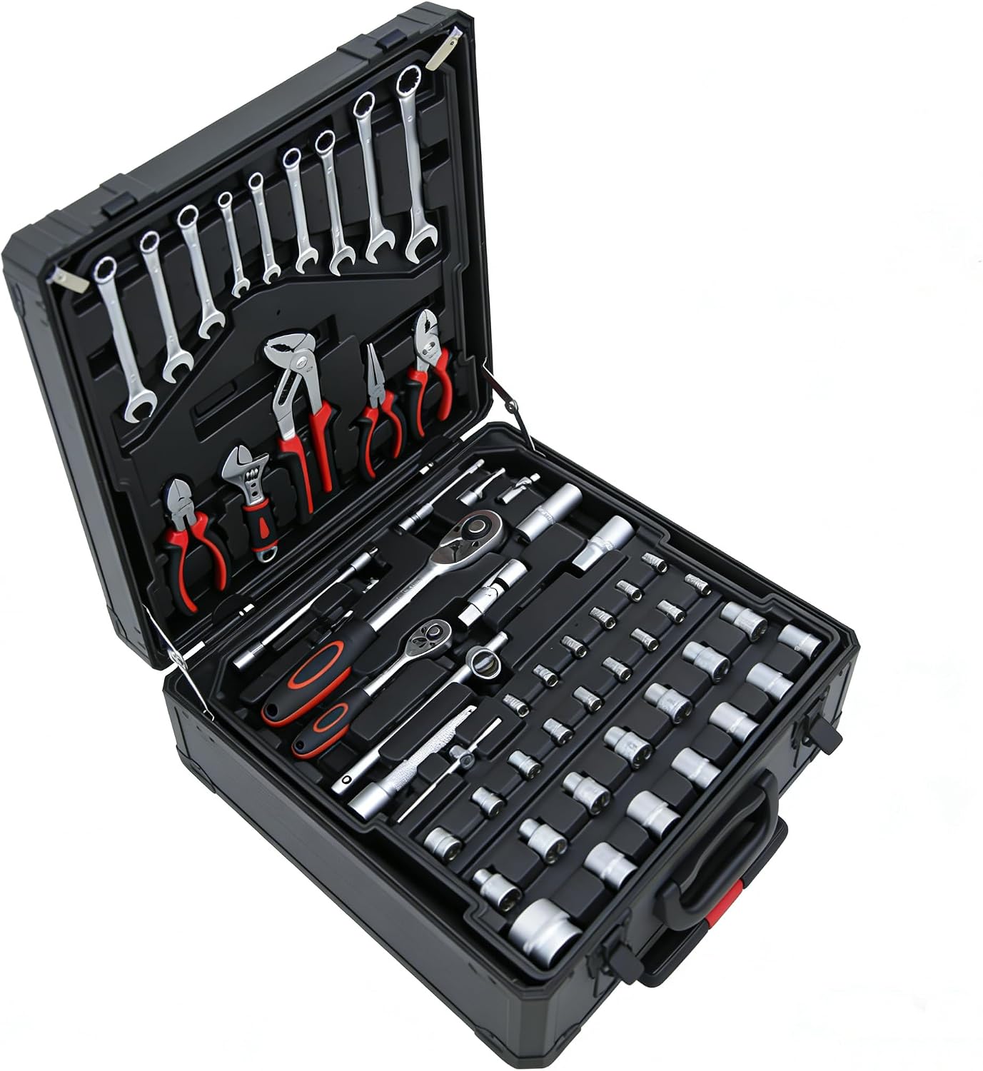 39-Piece Household Tools Kit - Portable and Essential Repair Set Ideal for Women, College Students, Home Use & More (39p-Pink)