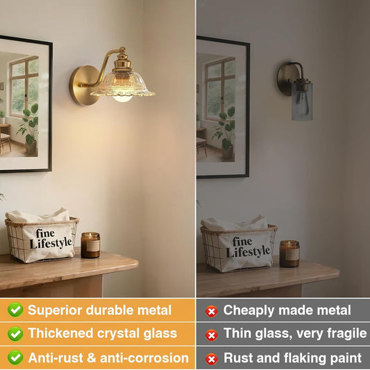Redluck Battery Operated Wall Sconce with Remote Control, Vintage Green Glass Wireless Wall sconces Set of Two, Rechargeable Battery Powered Wall Lamp for Bedside Bedroom Living Room Hallway Decor