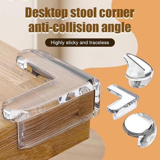 10pcs Corner Protector Baby, Baby Proof Corners and Edges, Clear Table Corner Covers Baby, Corner Guards for Table Edges & Sharp Corners (10pcs Round)