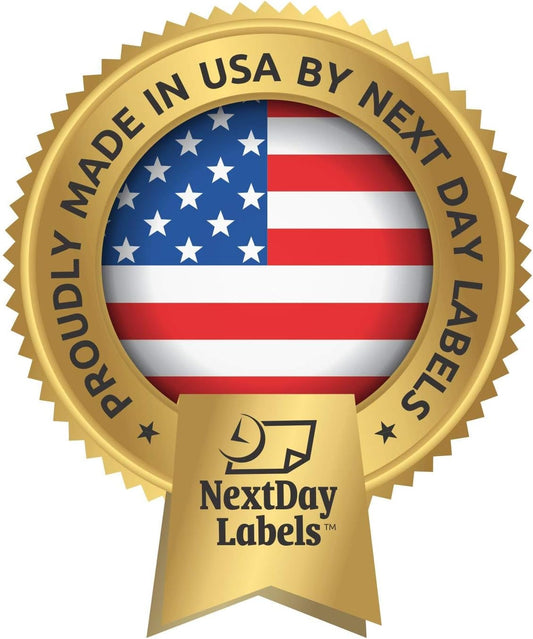 NextDayLabels 500 Rectangle Stickers (3" x 5") - Color Coding Labels Roll - Moving Labels for Boxes, Colored Inventory Stickers for Packing, Organizing, and Storage (Fluorescent Green)