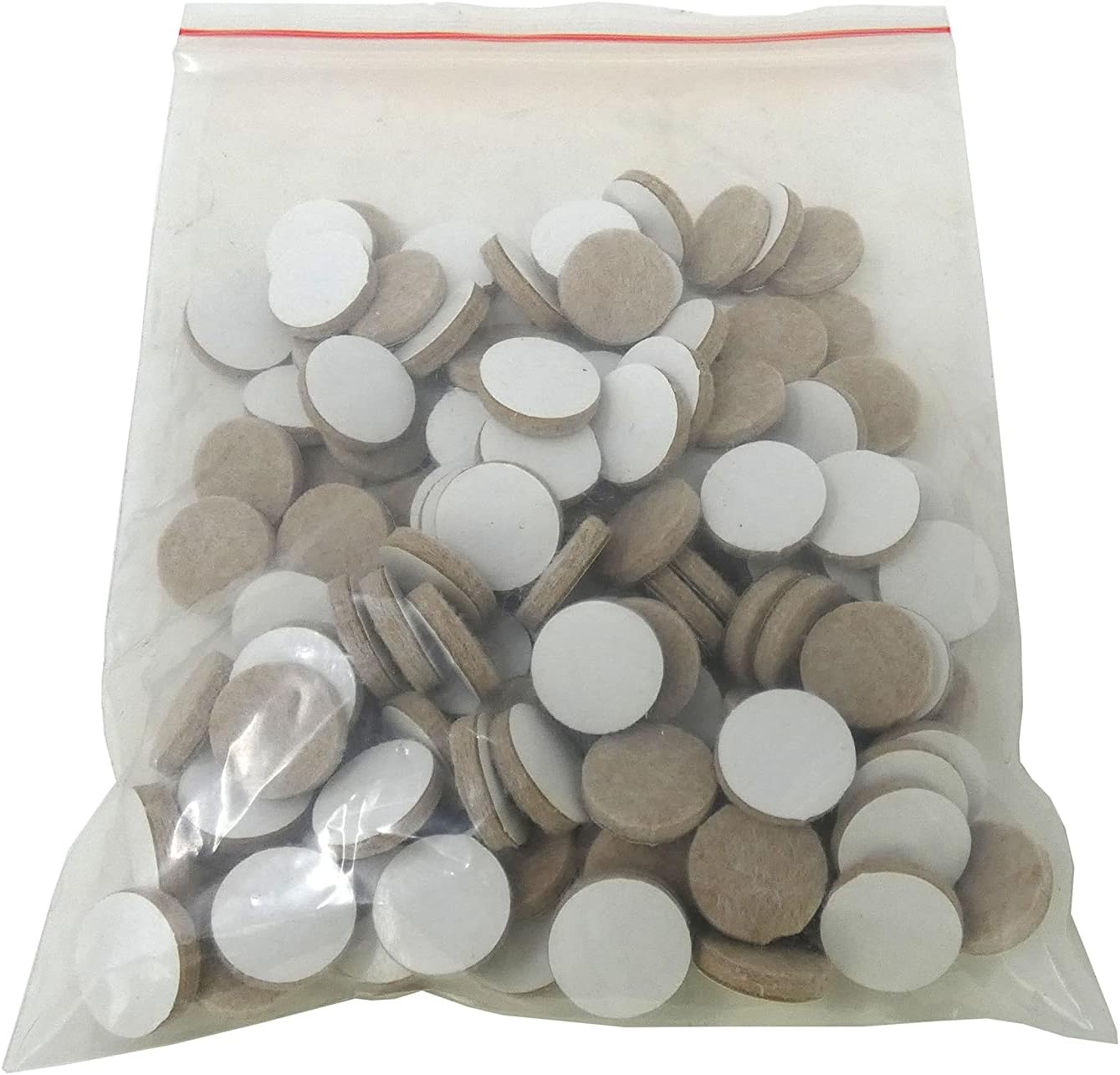Felt So Good 8803E Self Adhesive Felt Furniture Pads 2", Beige, 48 Pack