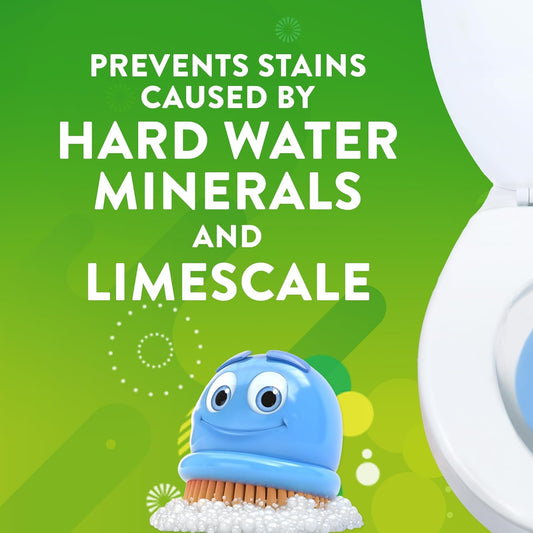 Scrubbing Bubbles Continuous Clean Toilet Drop-Ins, Automatic Blue Toilet Bowl Cleaner, Septic-Safe Tank Tablets Remove Hard Water Minerals & Limescale, Stain & Smell Protection, 3 Count (Pack of 1)