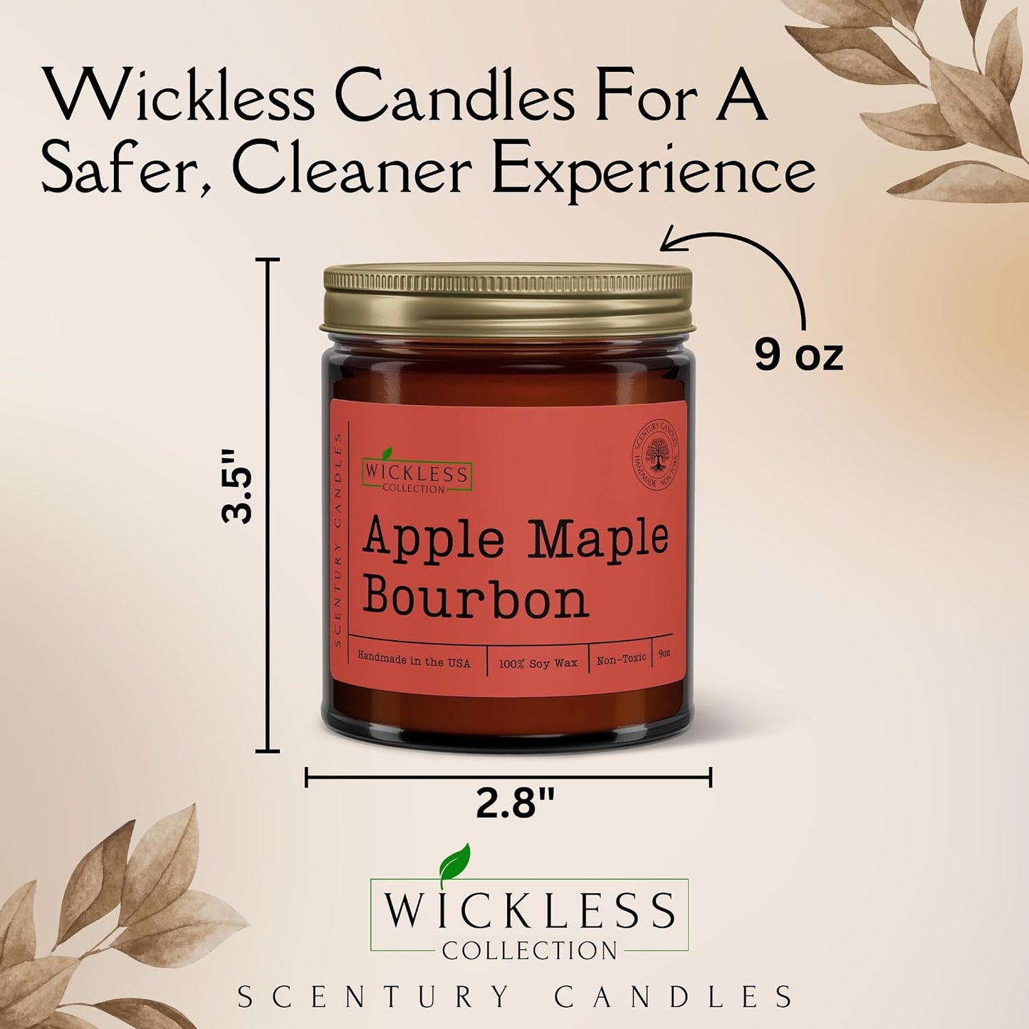 Wickless Vanilla Candles for Candle Warmer Lamp, Many Scents to Choose, 100% Non-Toxic Soy Wax, Scented Candle Melts for Warming Plate, Handmade in The USA (Velvet Vanilla)