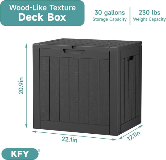 320 Gallon Waterproof Outdoor Storage Box, UV Resistant Resin Deck Box with Hydraulic Rod for Reinforced Stability, Perfect for Patio, Garden, and Pool(Black,320 Gallon)
