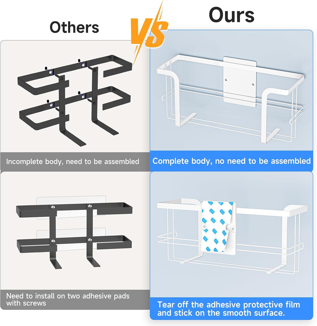 Glove Box Holder for Wall Mount, Glove Dispenser | Rubber Glove Holder, Medical Gloves Organizer Storage, Tissue Box Holder, Disposable Latex Glove Box Rack for Lab, Kitchen