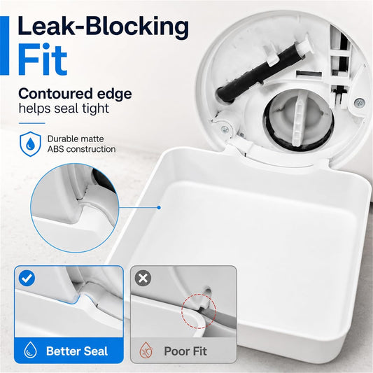 Universal Front-Load Washing Machine Drain Pan, Leak-Proof Washing Machine Drain Tray - Universal Low Profile, Catches Drips & Overflows - Keeps Laundry Floors Dry (1pc)