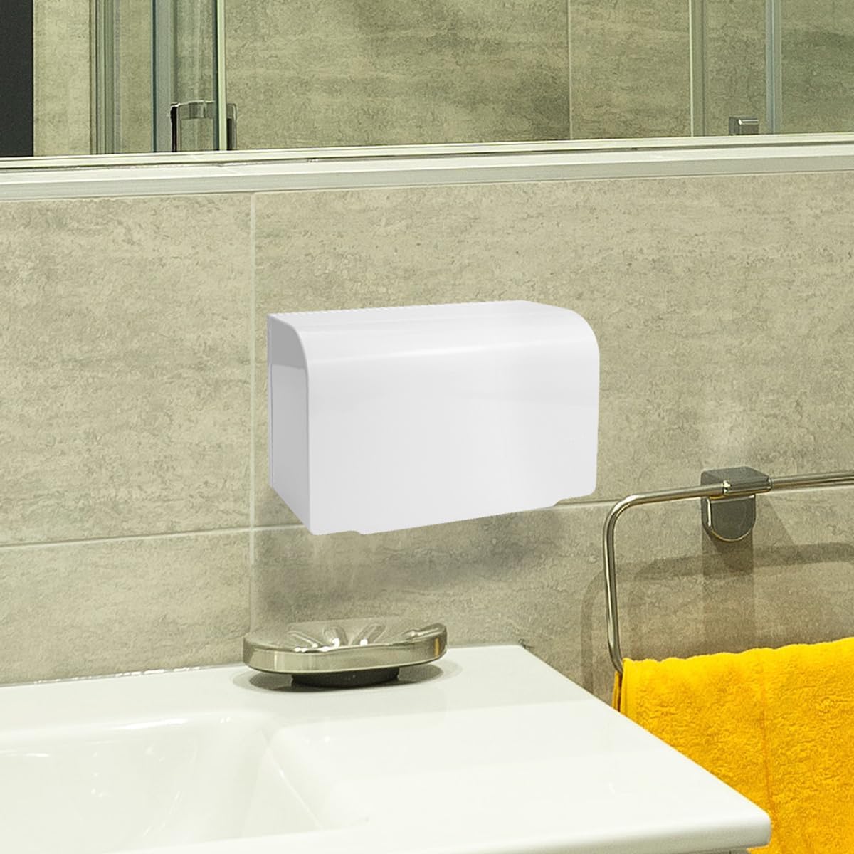 Flip Weatherproof Cover Outlet Cover, Electrical Power Outlet Cover, Wall Switch Socket Face Plate Panel Box (Black)