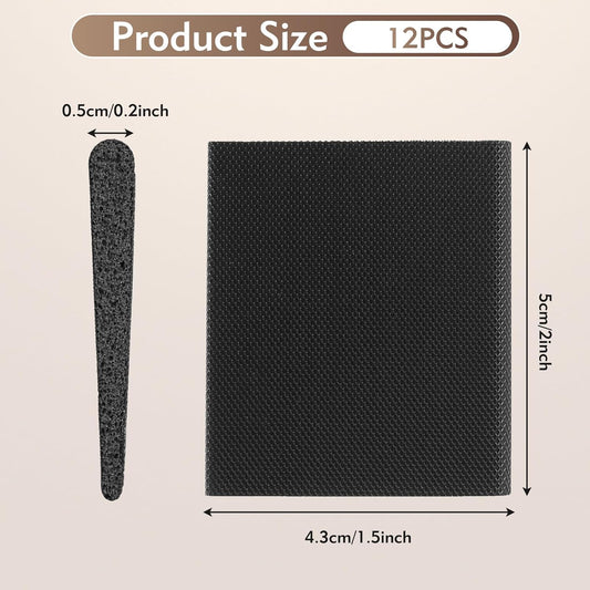 12Pcs Black Self-Adhesive Door Corner Seal, High Elastie Foam Door Corner Seals Weather Stripping Draft Stopper Frame Seal for Exterior Doors, Noise Insulation & Weather Protection
