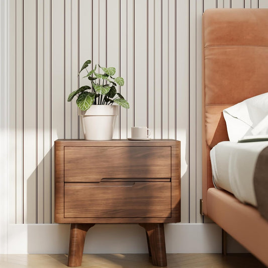 Modern Peel and Stick Wallpaper 17.3" x 78.7" Self Adhesive Wallpaper Textured Neutral Stripe Contact Paper Removable Vinyl Wall Paper for Living Room Bedroom Accent Wall Modern Minimalist Wall Decor
