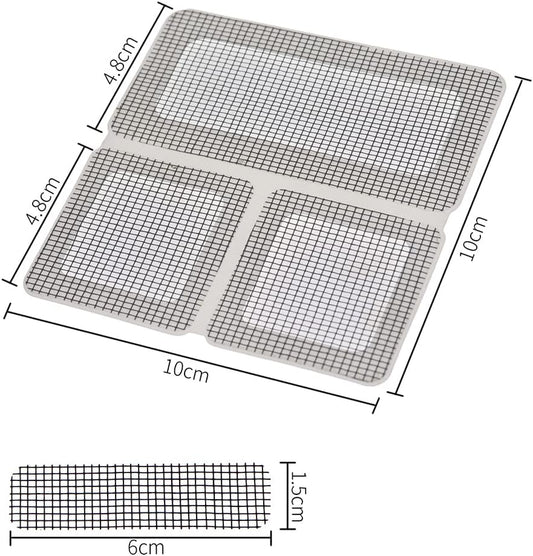 Window Screen Repair Kit 20 Patches DGQ Door Screen Repair Tape Strong Adhesive Waterproof Fiberglass Mesh Covered Repair Kit Window Screen Repair Patch Window Vinyl Screen