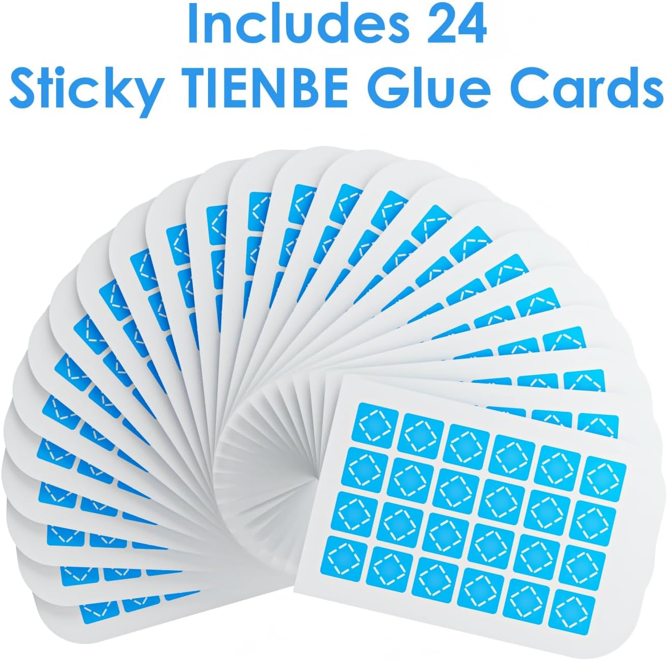 TIENBE Flying Insect Trap, 2 in 1 Indoor Plug-in Fruit Fly Trap, 1 Trap White and 6 Glue Cards, Fruit Fly Traps for Gnat, Moth, Mosquito, Suitable for Every Part of The Home