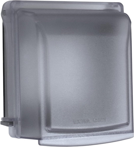 Sigma Engineered Solutions 14426CLM 2-Gang Non-Metallic While-In-Use Weatherproof Cover, Clear
