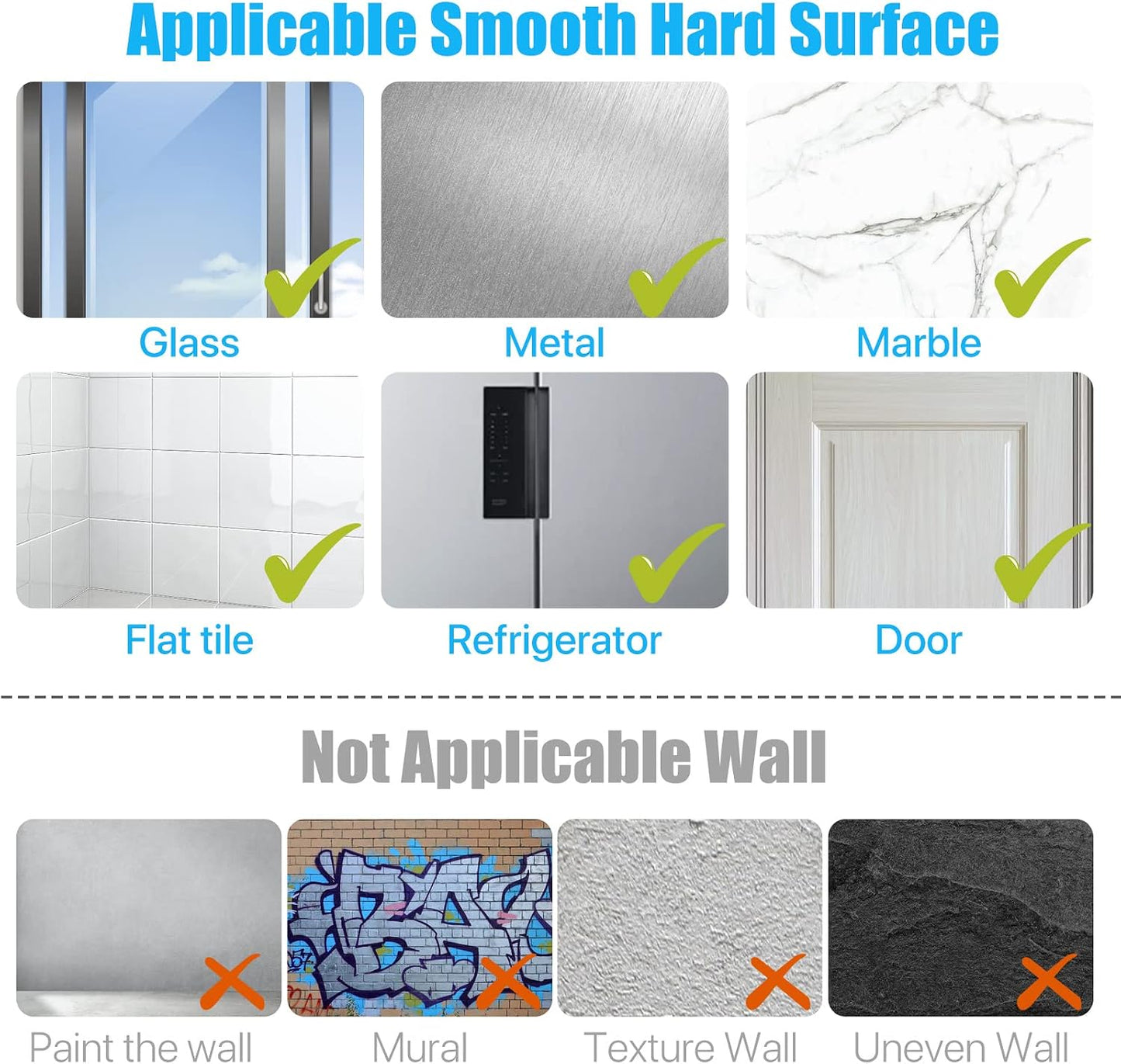 Reusable Adhesive Wall Hooks 13.5lbs(Max) Transparent , Waterproof and Oilproof For Bathroom Kitchen Heavy Duty 10 Pack