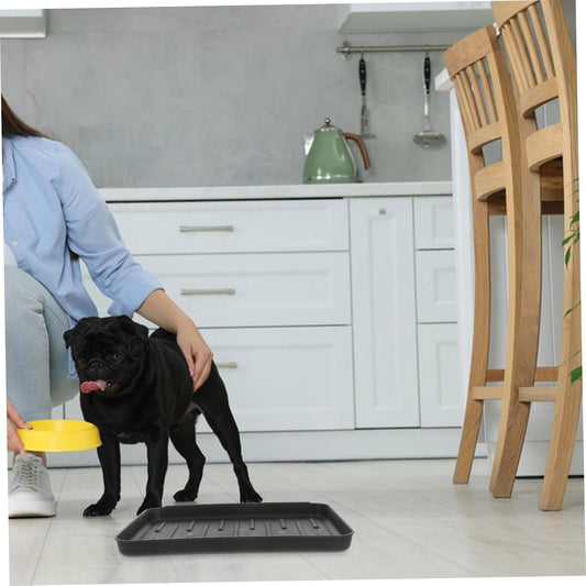 Zerodeko 2pcs Heavy Duty Boot Tray Multi-Purpose Shoe Mat with Raised Edge Versatile Indoor Outdoor Storage for Shoes Pets and Miscellaneous Items Small