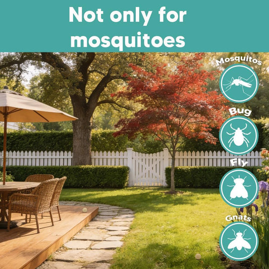 AJOQFKTD Mosquito Repellent Outdoor Patio, Mosquito Repellent Balls, Mosquito Repellent for Room, Mosquito Repellent Indoor, Mosquito Deterrent for Yard, Covers 120 Sq Ft, 60 Days Protection, 8 Packs
