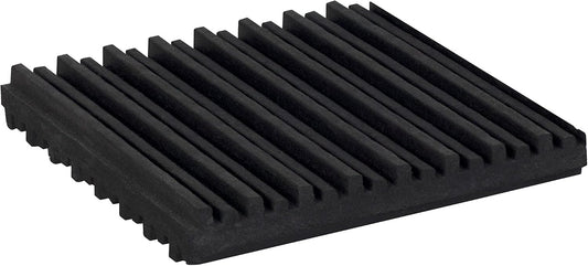 4 Pack of Anti Vibration Pads 4" x 4" x 3/8" All Rubber Vibration isolation pads