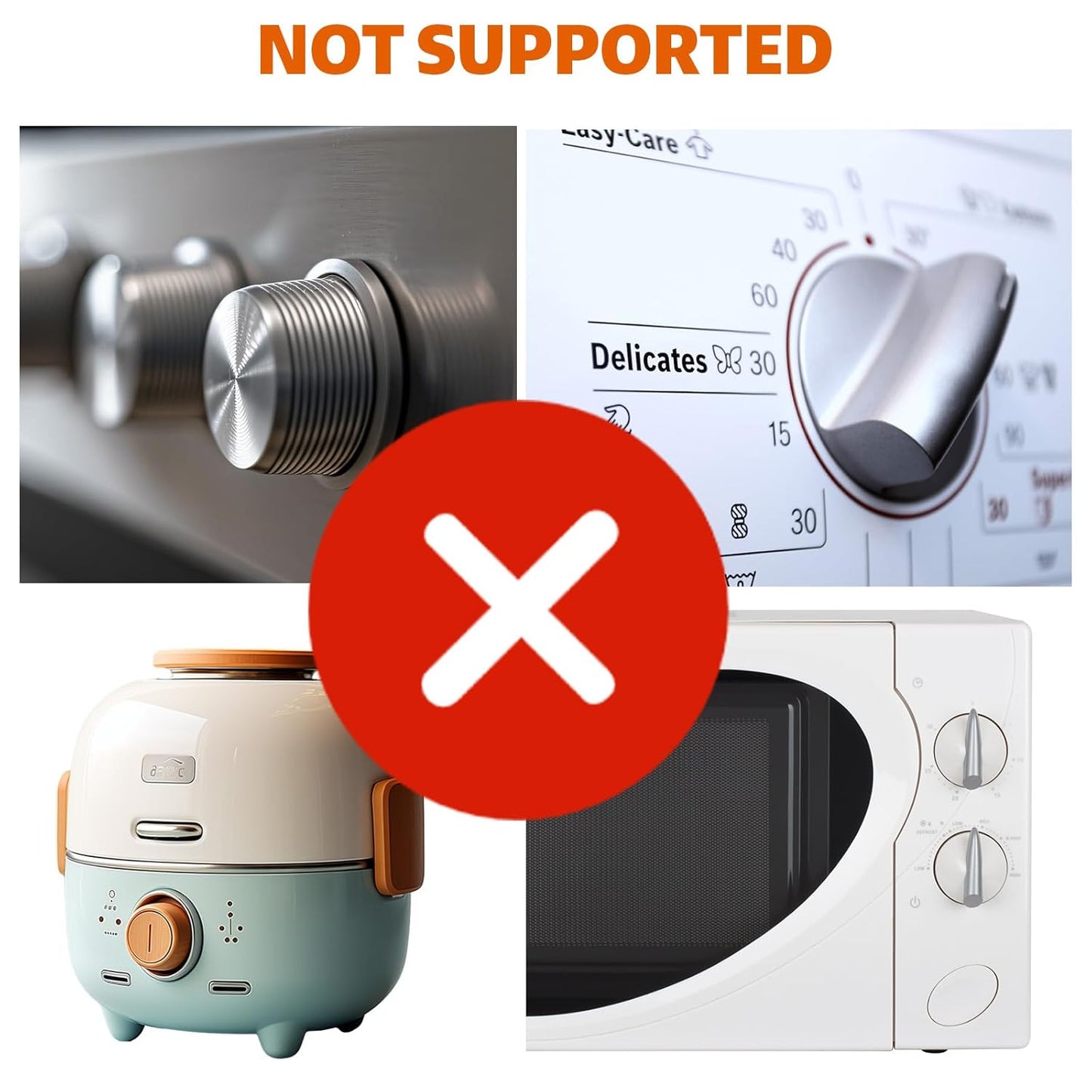 BOXOB 5pcs Stove Knob Safety Covers, 3in Child Proof Oven Knob Safeguards Child Safety Heat Resistant Protective Cover Childproof Stove Lock Baby Proofing for Gas & Electric Burner