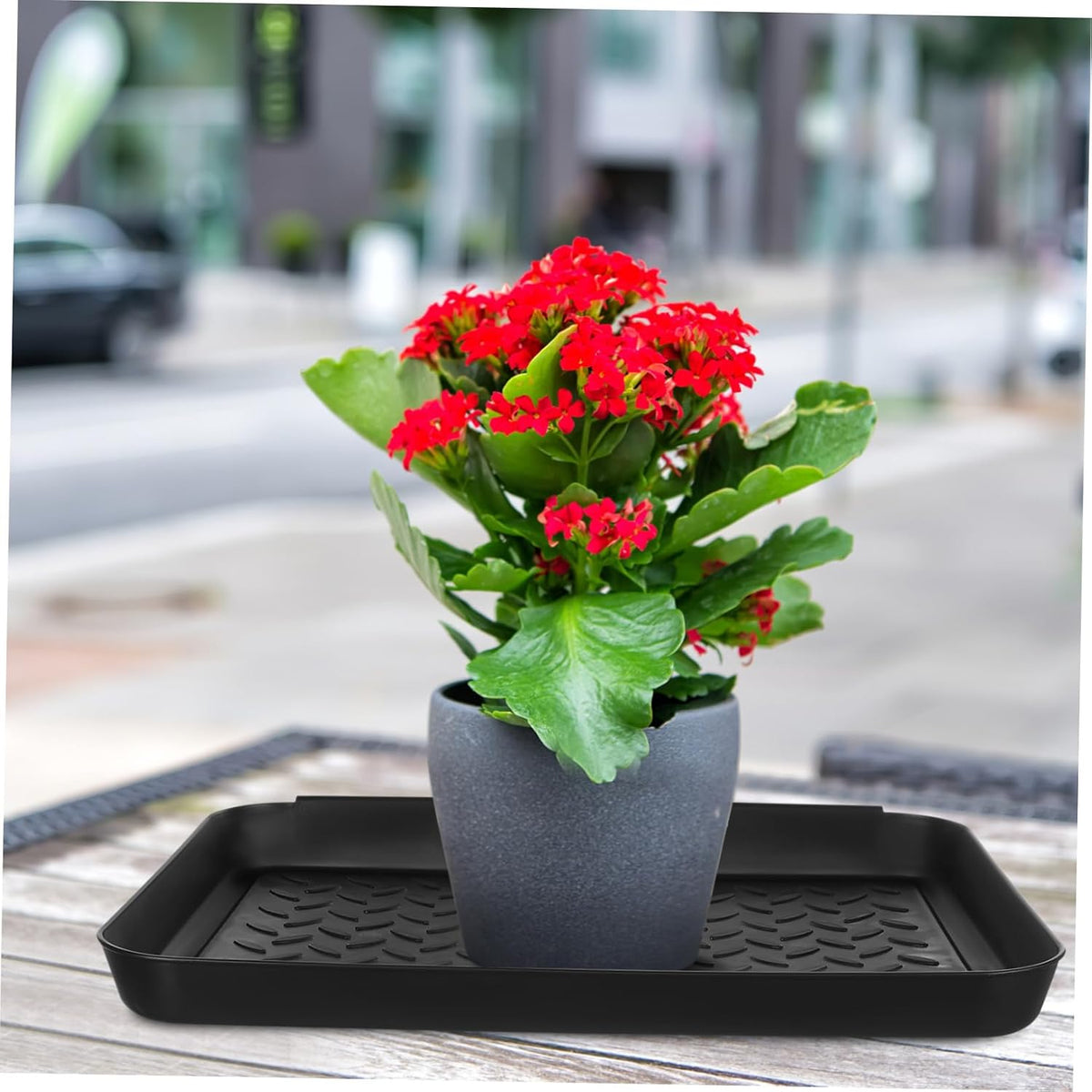 2 Pack Boot Trays for Entryway Indoor Shoe Tray with Raised Edge 13.97X10.82X1.18In Waterproof Mud Mat for Floor Protection Wet Shoe Storage