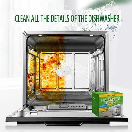 Finally Fresh Dishwasher Cleaner Tablets, 12 Count