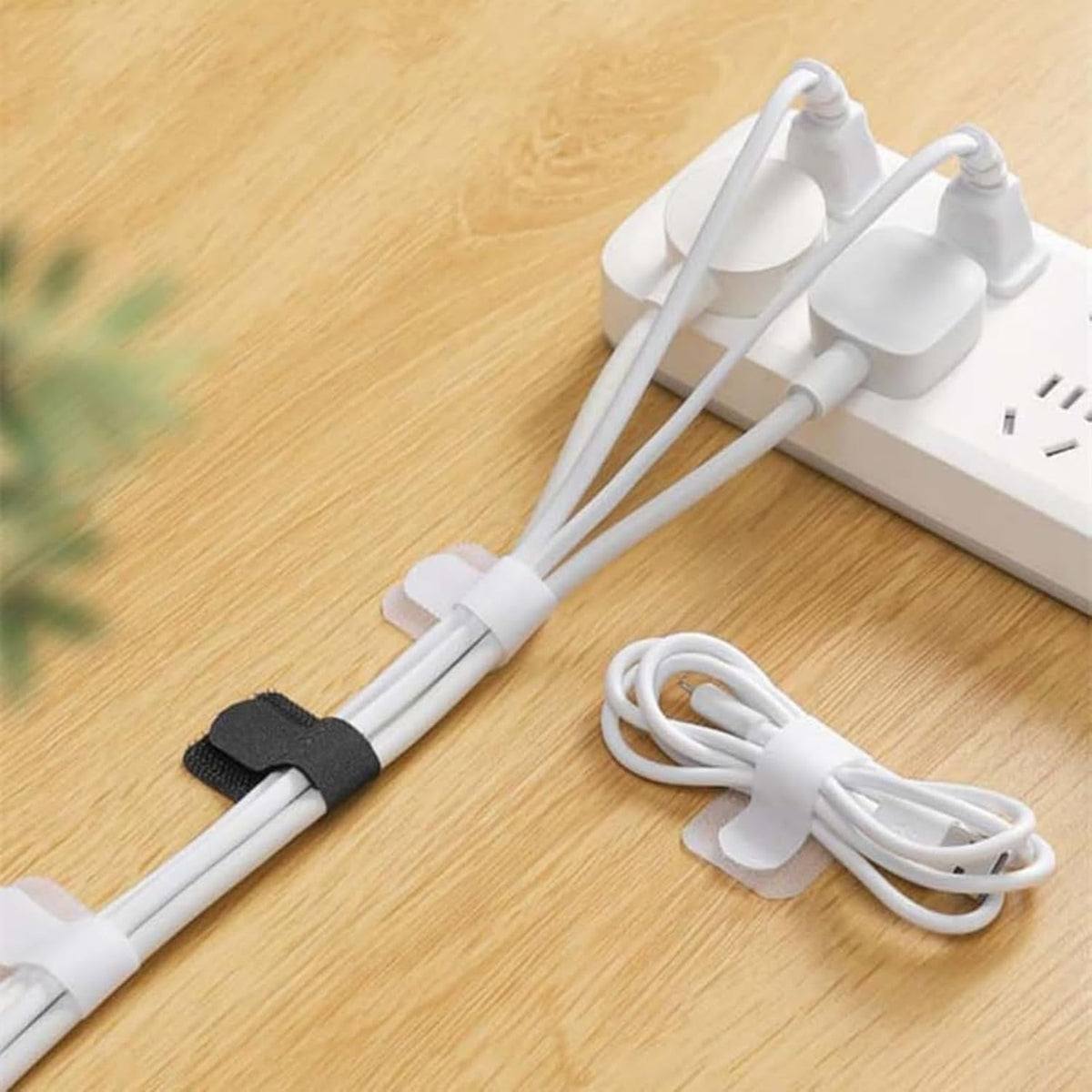 20PCS Cable Management Clips, Reusable Cable Management Organizer, Organizer in Home, Office, Kitchen, School