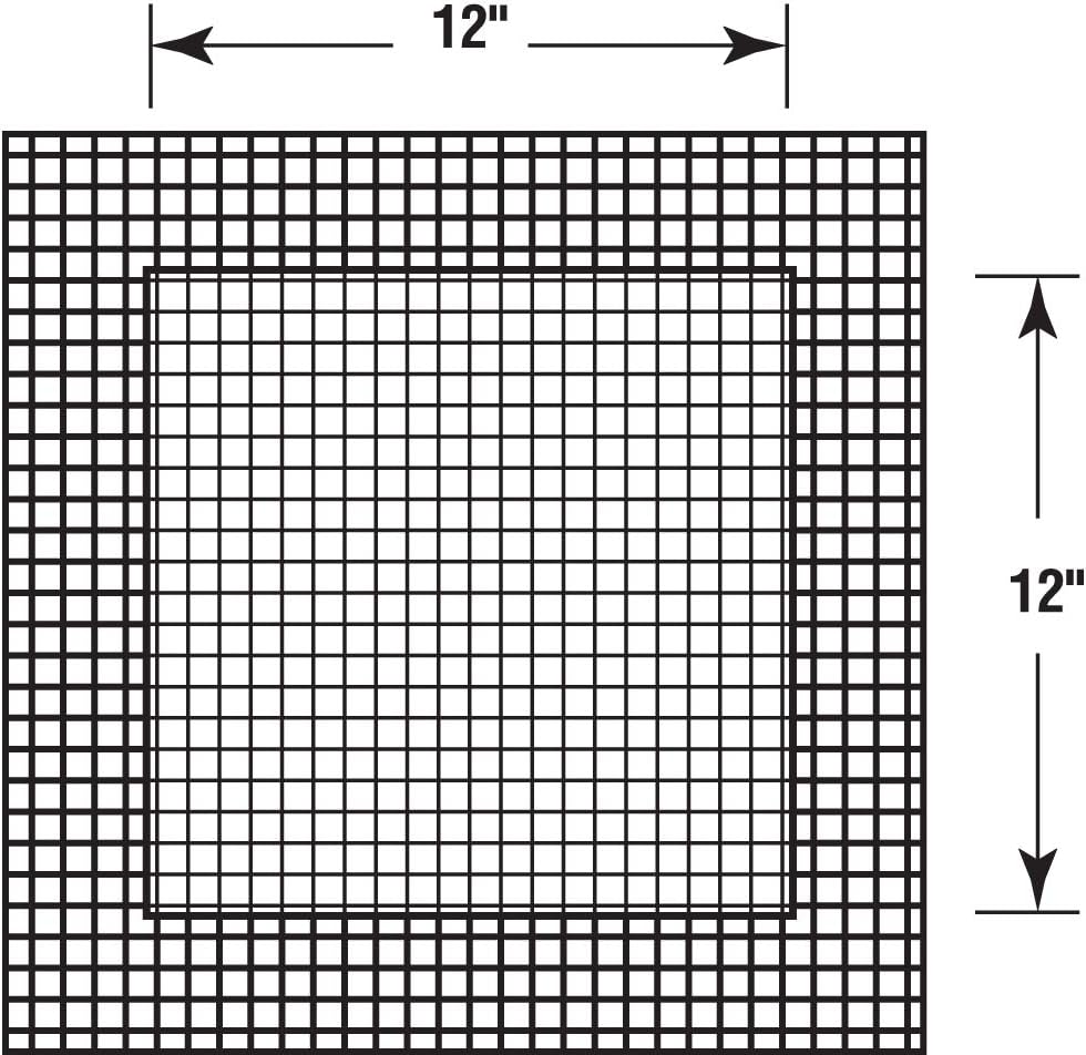 Prime-Line MP9286 Self-Adhesive Drywall Repair Patch, 12 In. X 12 In., Fiber Mesh Over Galvanized Plate (1 Pack)